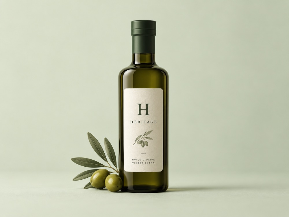 Bouteille d’huile d’olive Héritage